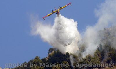 INCENDIO su Positano ... Intervista a  Giuseppe Guida