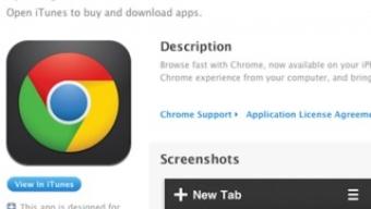 Primo aggiornamento Chrome per iPhone e iPad