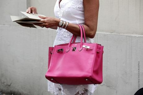 In the Street... Pink & White Milan, Paris