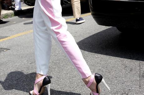 In the Street... Pink & White Milan, Paris