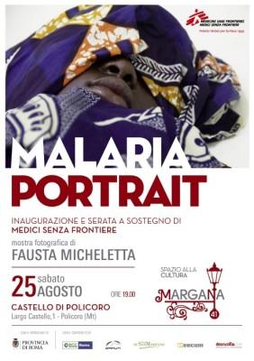 “Malaria portrait” al castello di Policoro