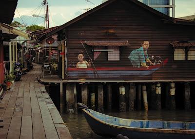 Ernest Zacharevic: la Street Art arriva in Malesia, a Penang