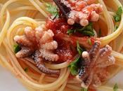 Pasta polipetti with baby octopus