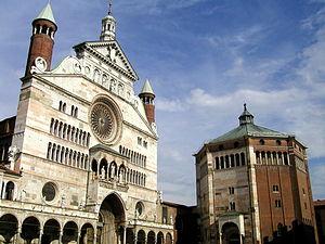 Italy, Lombardia, Cathedral and Baptistery of ...