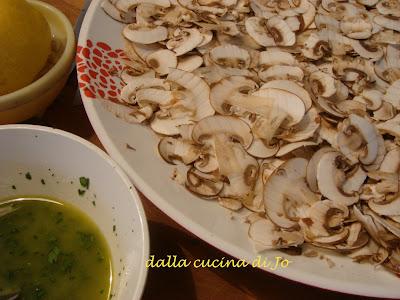 Funghi cremini con citronette