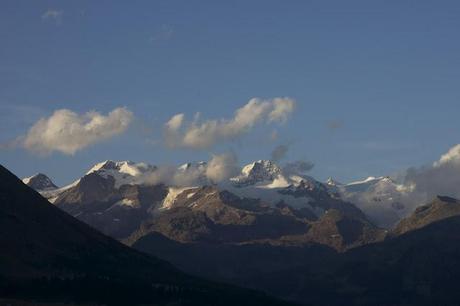 Clouds over the mountains - my new tripod