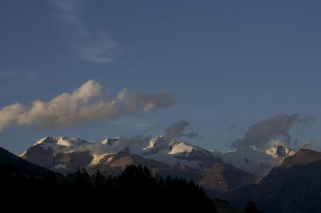 Clouds over the mountains - my new tripod