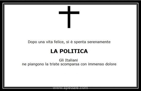 Bersani, Grillo, Togliatti e Cicchitto, ‘il funerale della Politica’