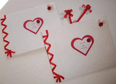 Wedding guestbook rosso