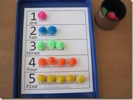 Montessori Moment: learning numbers activity!