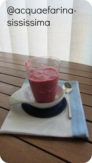 ...smoothies rosa fucsia...