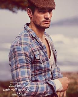 David Gandy per l'adv campaign di LuckyBrand Jeans 2012