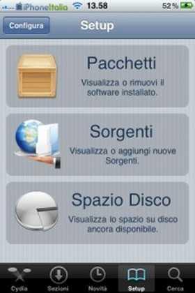 Guida come ottenere l’app Cydia in italiano