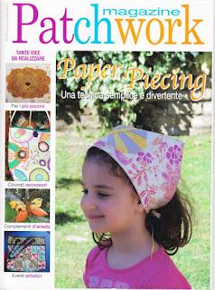 La mia bimba in copertina su Patchwork Magazine