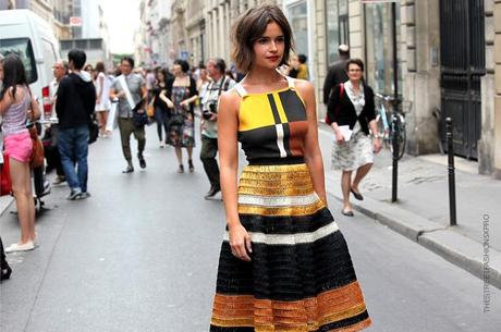 In the Street... Miroslava Duma, Paris