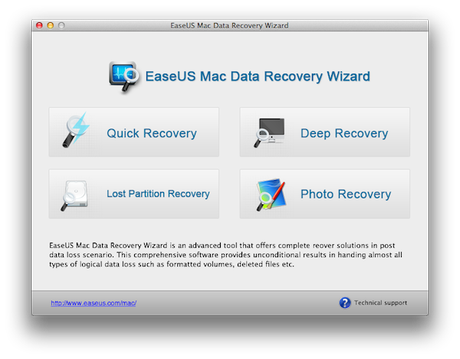 Recuperare file e partizioni con Mac Data Recovery