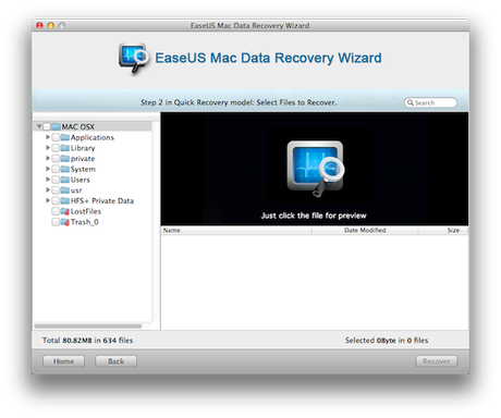 Recuperare file e partizioni con Mac Data Recovery