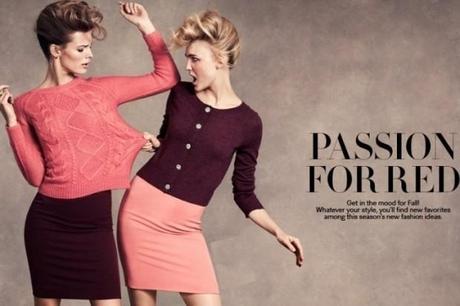 H&M; F/W 2012: Passion for Red