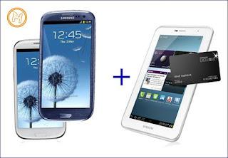 Samsung Galaxy S3, prezzo su Techmania.biz con Samsung Galaxy Tab 2 7.0 WiFi incluso