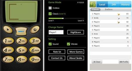 Download Snake per Nokia Lumia 900, Lumia 800, Lumia 710, Lumia 610
