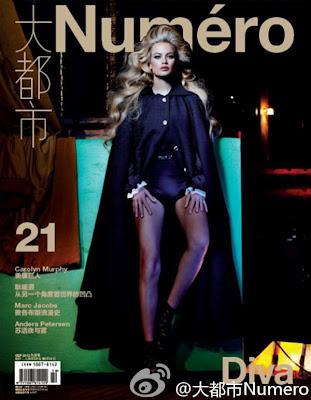 Carolyn Murphy in Dolce & Gabbana su Numéro China nr. 21