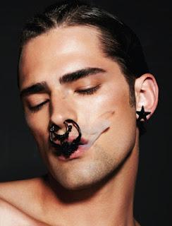 Sean O’Pry in Givenchy su Dansk a/i 2012