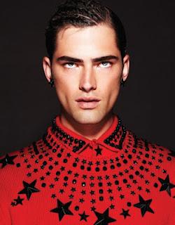 Sean O’Pry in Givenchy su Dansk a/i 2012