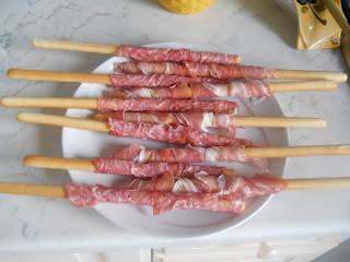 RICETTE: Grissini con salumi