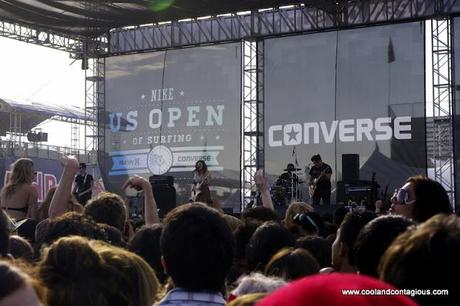 Un concerto sulla spiaggia, i Best Coast agli US Open of Surfing 2012