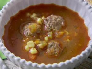 Sopa di albòndigas