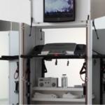 X-Fit con monitor e console