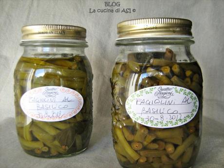 FAGIOLINI AL BASILICO