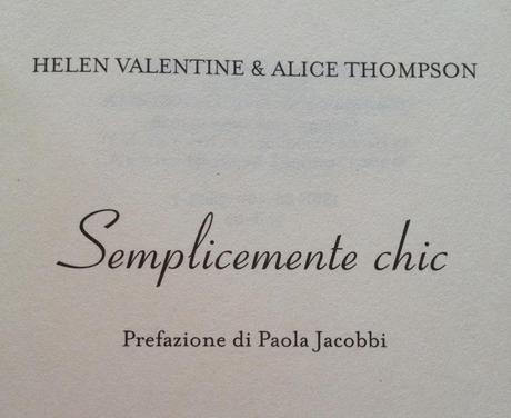 Fashion Books: Semplicemente chic