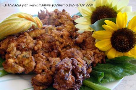 Ricette per mangiar sano: Fiori di zucchina fritti (di Micaela)