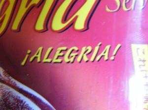 alegria Crepa Sangrìa, crepa alegrìa!