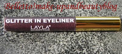 Layla - Glitter in Eyeliner col 7 Borgogna