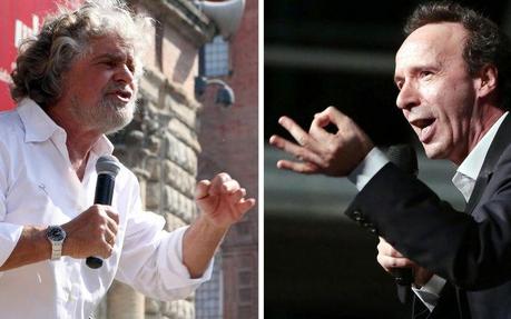 Difficile essere Benigni con Grillo