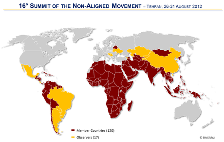 map_summit Il Vertice dei Paesi non Allineati: scheda infografica