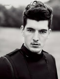 Andrea Preti su Flaunt magazine by David Urbanke