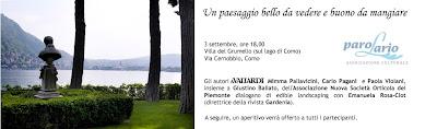 Edible landscaping Parolario, Como