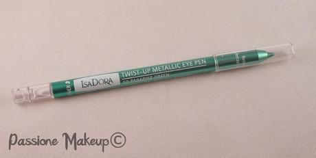 Isadora twist-up metallic eye pen: Paradise Green