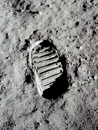 il primo passo dell'uomo sulla Luna