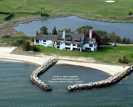 La villa di Katharine Hepburn…sull’oceano…