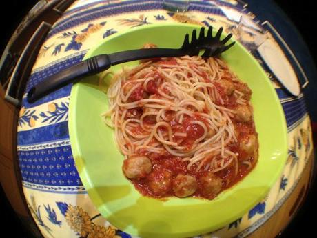 Spaghetti con Polpette