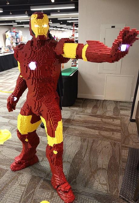 Iron Man e Batman fatti di LEGO