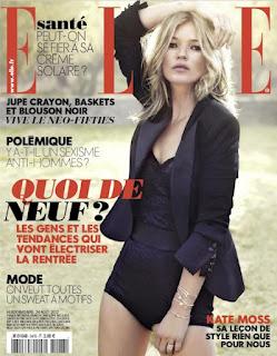 Kate Moss in Dolce & Gabbana su Elle France