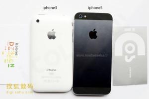 Foto nuova generazione iPhone e confronto con iPhone 4 e 3GS