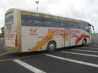 GASPARI BUS AIRPORT PIU' PRESENTE VERSO FIUMICINO E CIAMPINO