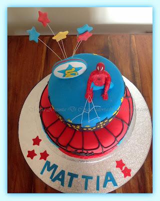 Ricomincio da dove ho lasciato....  Spiderman cake