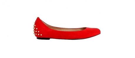 Scarpe Mcq by Alexander McQueen, ballerine in suede rosse